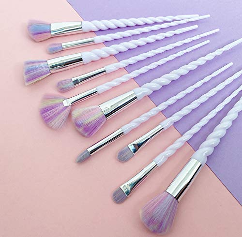 Unicorn Make Up Brushes 10 Pieces 