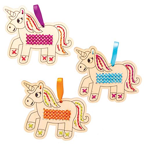 Unicorn cross stitch set kids