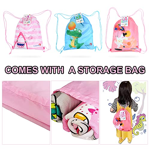 Cute Unicorn Pink Beach Towel | Poncho