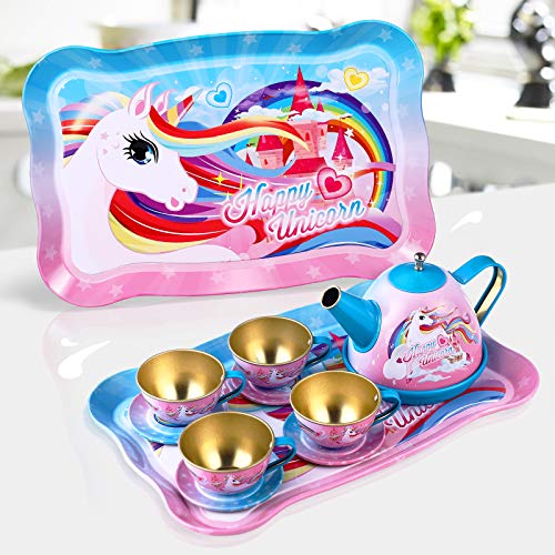 Happy Unicorn Tea Party Play Set | 15 Pieces