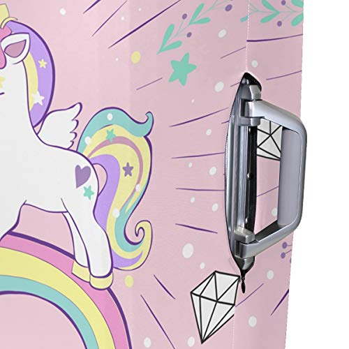 Suitcase Cover | Unicorn Rainbow Design | Luggage Protector