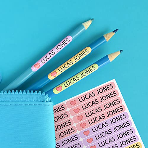 Personalised Name Adhesive Labels | For Pens & Pencils 