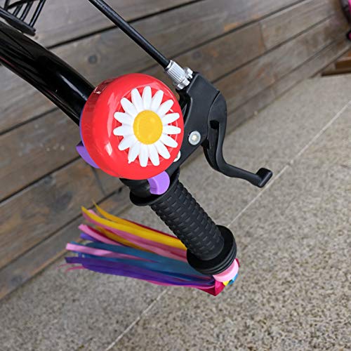 Children's Bike & Scooter Streamers | Rainbow Bicycle Handlebar Tassel Ribbons