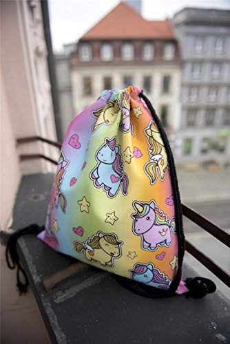 Unicorn Rainbow Drawstring Bag Kids 