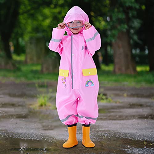 Waterproof Unicorn Onesie | Pink