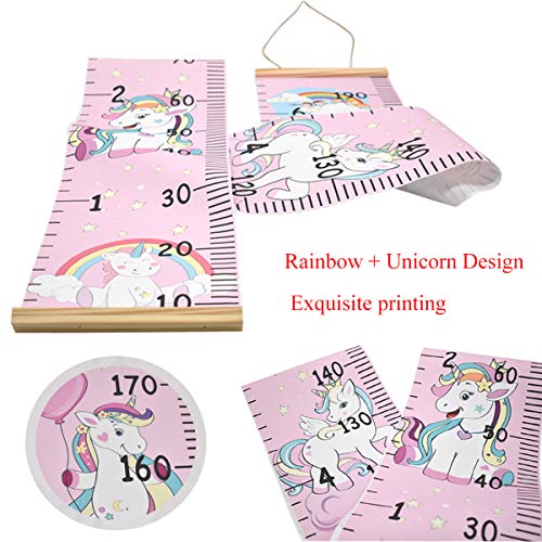 Rainbow Unicorn Wall Height Chart