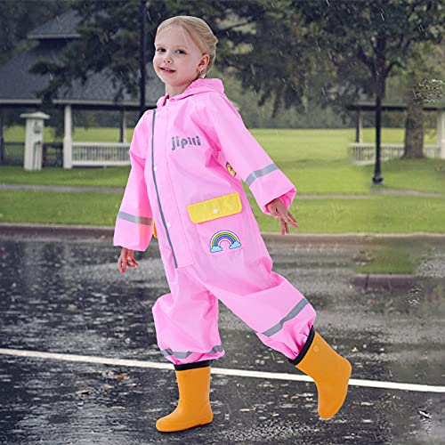 Waterproof Pink Unicorn & Rainbow All In One