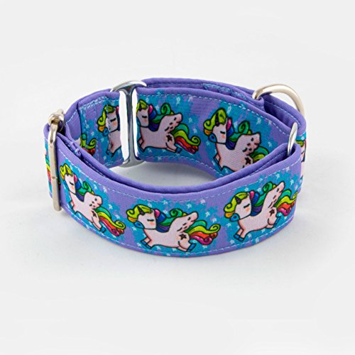 Multicoloured Unicorn Dog Collar