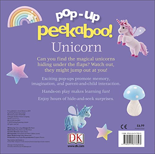 Peekabo Pop Up Unicorn Book