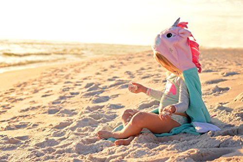 Kids Unicorn Hooded Towel 