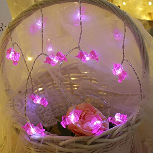 Pink Unicorn LED Fairy Lights 3m 20 LEDS