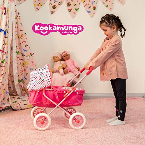 Dolls Unicorn Stroller & Carry Cot | Pink