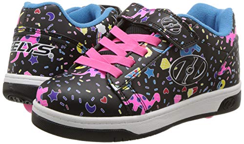 Heelys black pink girls trainer shoe