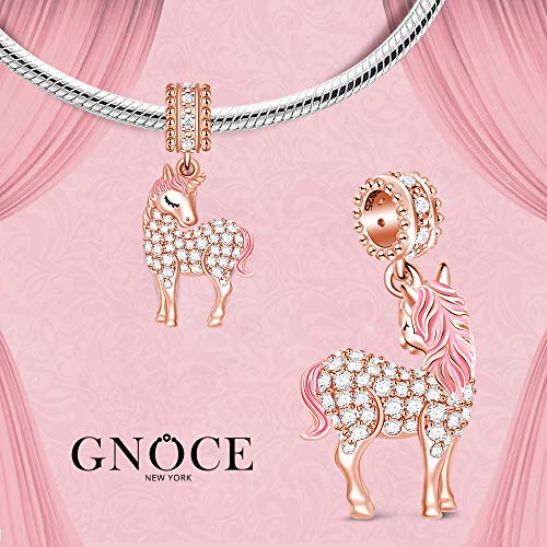 Rose Gold Unicorn Charm For Bracelet
