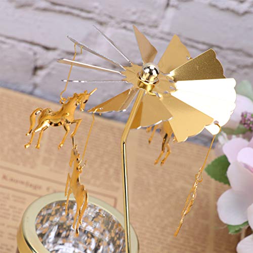 Unicorn Metal Candle Holder | Spinning Tea Light Holder