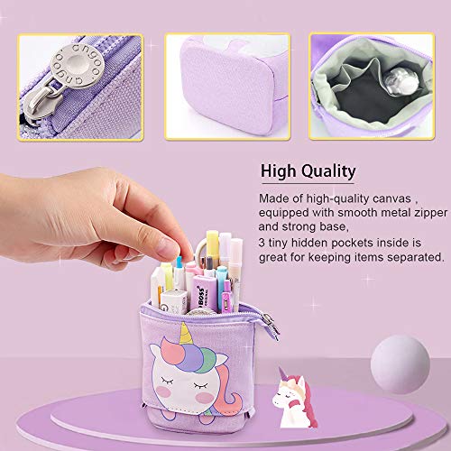 Unicorn Canvas Pen Pot Holder
