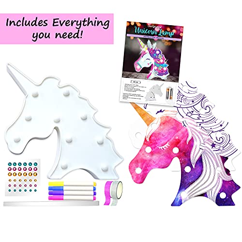LED Unicorn DIY Lamp Kit For Kids