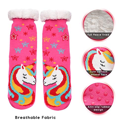Unicorn Winter Slipper Socks