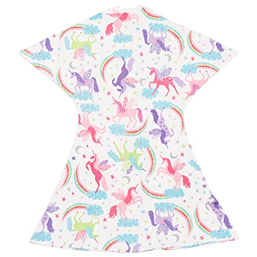 Unicorn Swaddle Transition Onesie Baby Rainbow Pattern
