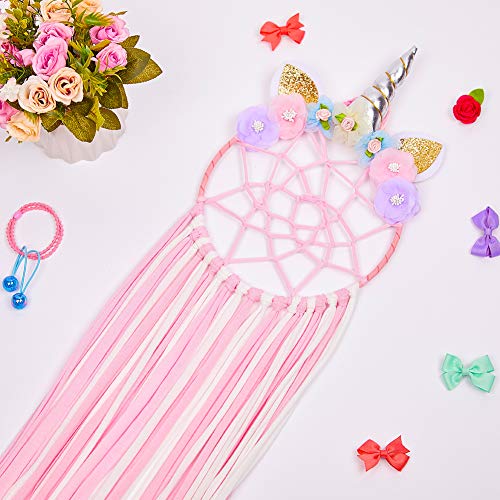 Unicorn Hair Accessory Organiser Pink Girls Bedroom