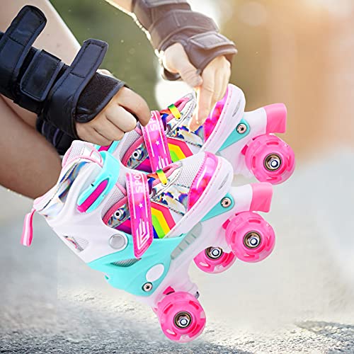 Unicorn Rainbow Roller Skates 