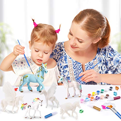 Unicorn Arts & Crafts Painting Figures Set