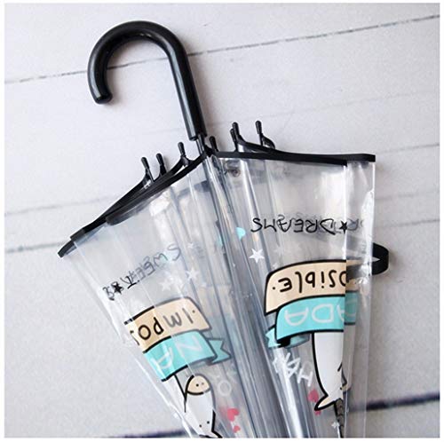 Unicorn Design Umbrella Transparent