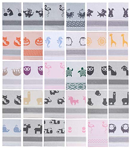 Cute Unicorn Tea Towels Pink