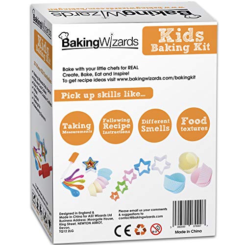 20 Piece Kids Kitchen Cooking & Baking Set - Ideal Christmas Or Birthday Gift