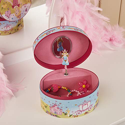 Musical Unicorn Oval shaped Box for Jewellery