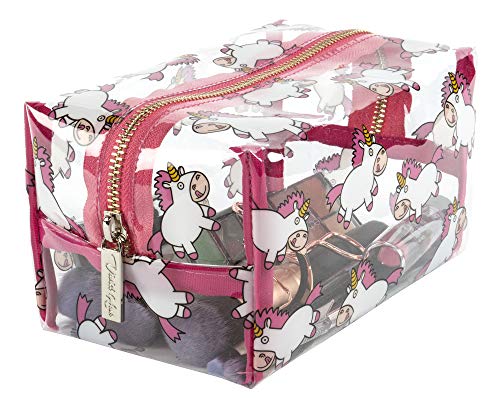 See Through Unicorn Make Up Bag