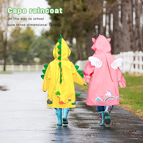 Kids Unicorn Design Puddle Suit Pink