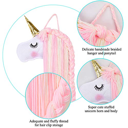Unicorn Hair Bobble Organiser Pink