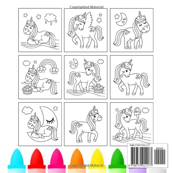 Unicorn Colouring Books For Children