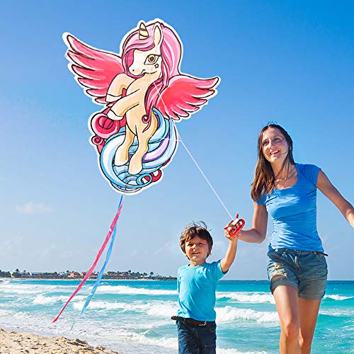 Unicorn Shaped Kite Suitable All Ages