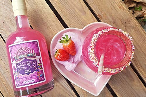 Pink Strawberry Candy Floss Gin Gift Set 