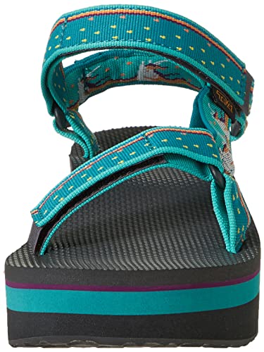 Teva Unisex Flatform Universal Sandal, Unicorn Waterfall, 6 UK