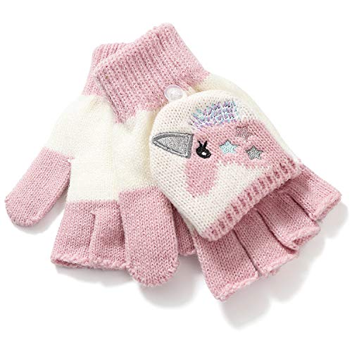 Cute Unicorn Glove & Hat Set