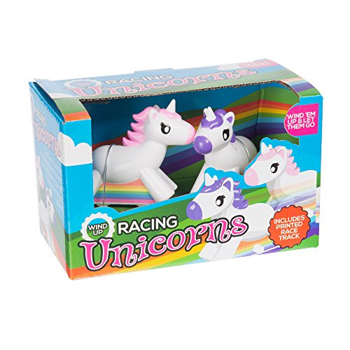 Racing Unicorns Wind Up Toy Game 