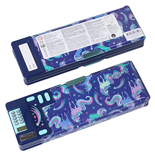 Smiggle Unicorn Pencil Case With Calculator