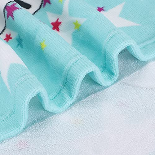 KAKU NANU Kids Poncho Hooded Towels, Exquisite Pattern Beach Swimming Bath Towels with Hood for Boys Girls Children