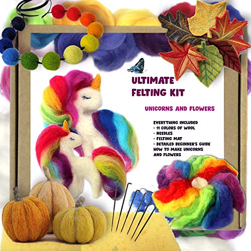 Unicorn Needle Felting Kit For Beginners