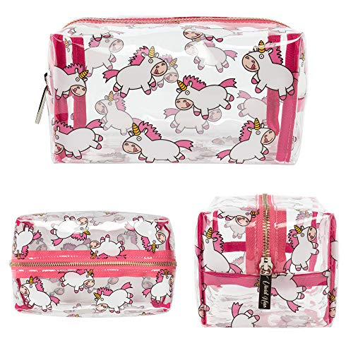 Unicorn Make Up Bags Pink 