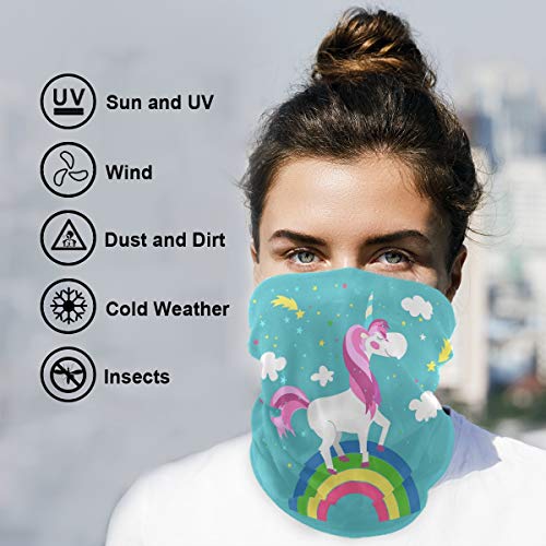 Unicorn Face Mask / Bandana / Headband - Multipurpose