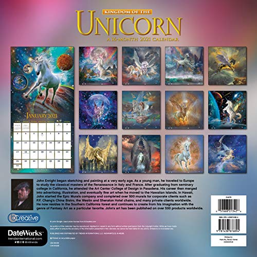 Magical Unicorn 2021 Calendar 