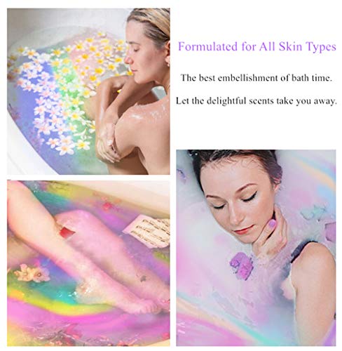 Unicorn, Rainbow, & Cloud Bath Bomb Gift Set | Natural Sea Salt