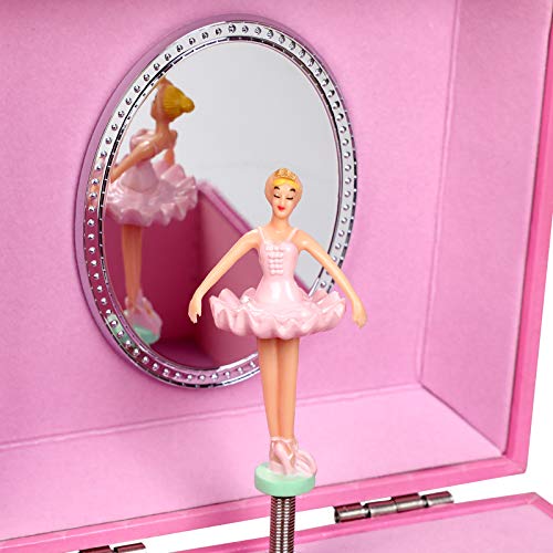 Ballerina Musical Jewellery Box Unicorn Design 
