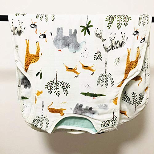 Unicorns Bamboo Muslin Cotton Baby Slumber Sleeping Bag For Summer Sleep Sacks,
