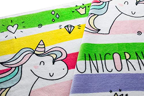 Ultra Soft Unicorn Beach Towel 