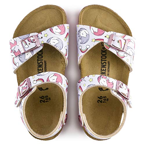 Unicorn Birkenstock girls sandals pink rainbows